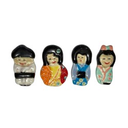 Série complète de 4 fèves Kimono 2016