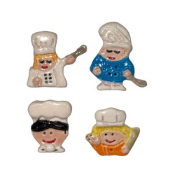 Série complète de 4 fèves Et si on faisait un cookie 2016