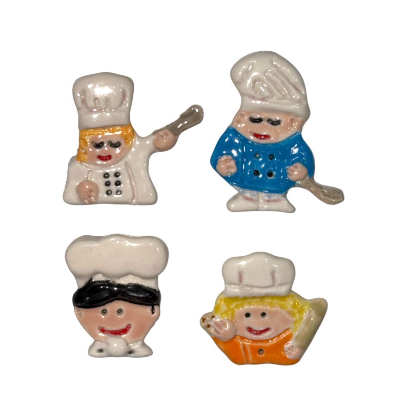 Série complète de 4 fèves Et si on faisait un cookie 2016