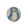 Série complète de 1 fève Chat blanc 2016