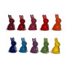 Série complète de 10 fèves Les lapins 2016