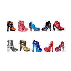 Série complète de 10 fèves Talons tendance 2016
