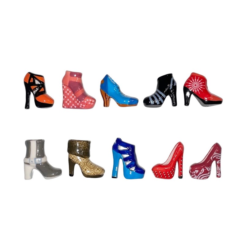 Série complète de 10 fèves Talons tendance 2016
