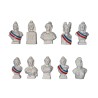 Série complète de 10 fèves Marianne symbole de liberté 2017
